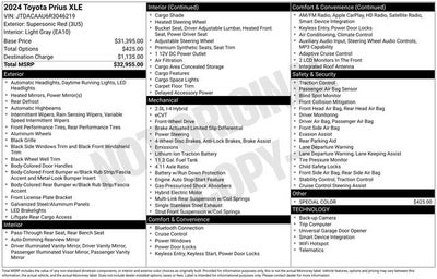 2024 Toyota Prius XLE