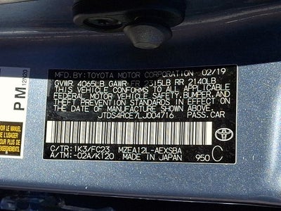 2020 Toyota Corolla SE