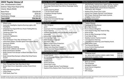 2023 Toyota Venza LE