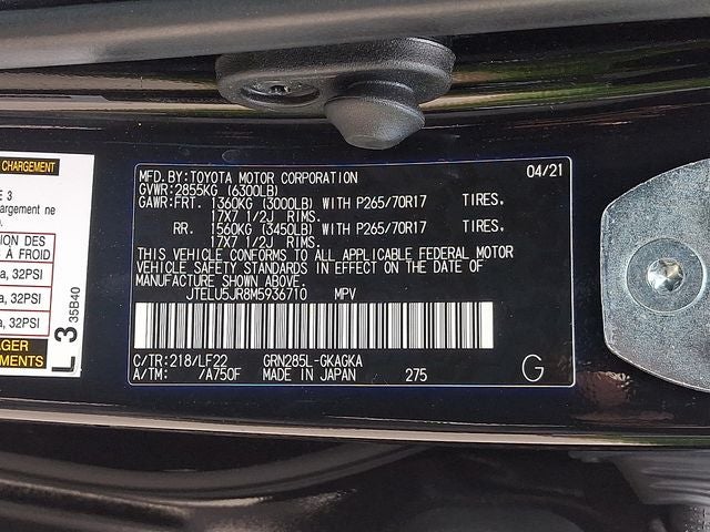 2021 Toyota 4Runner TRD Pro