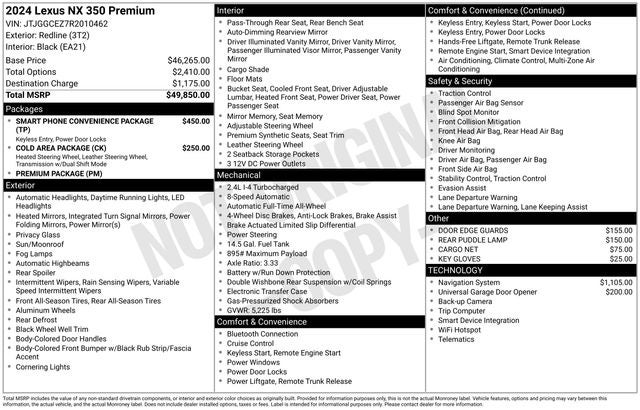 2024 Lexus NX 350 Premium