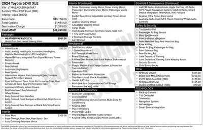 2024 Toyota bZ4X XLE