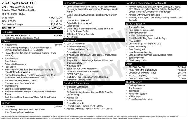 2024 Toyota bZ4X XLE