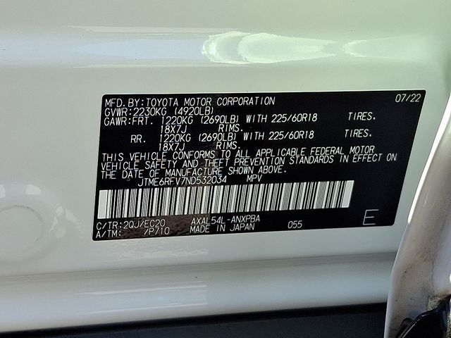 2022 Toyota RAV4 Hybrid XSE