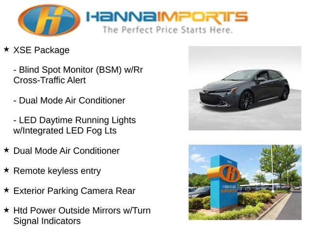 2023 Toyota Corolla Hatchback XSE