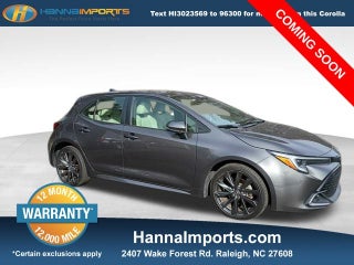2023 Toyota Corolla Hatchback XSE