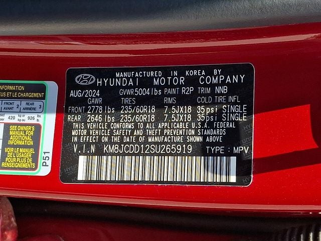 2025 Hyundai Tucson Hybrid SEL Convenience