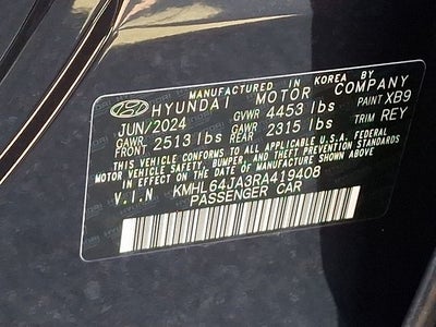 2024 Hyundai Sonata SEL