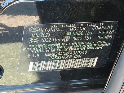 2023 Hyundai IONIQ 6 SE