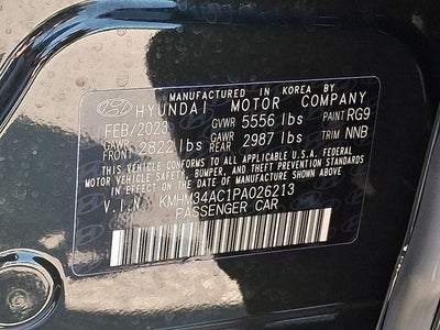 2023 Hyundai IONIQ 6 SEL