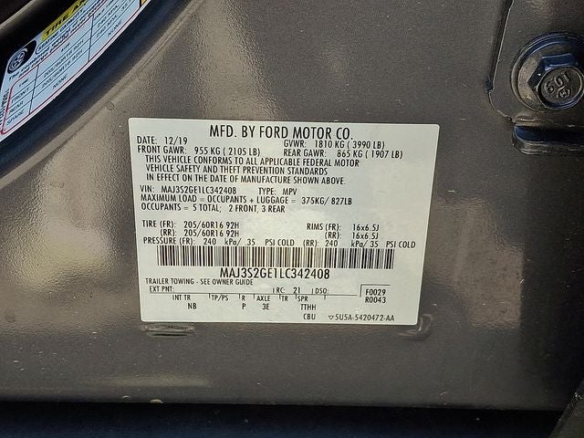 2020 Ford EcoSport SE