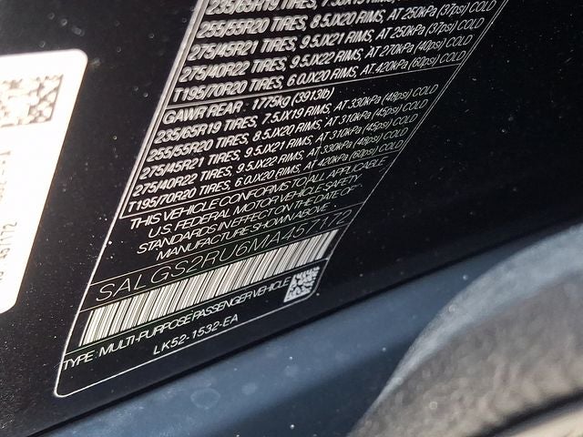 2021 Land Rover Range Rover Westminster