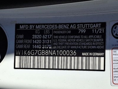2022 Mercedes-Benz S-Class S 580 4MATIC®