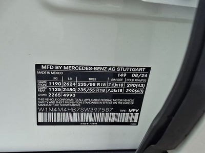 2025 Mercedes-Benz GLB GLB 250 4MATIC®