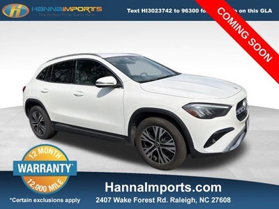 2025 Mercedes-Benz GLA GLA 250 4MATIC®