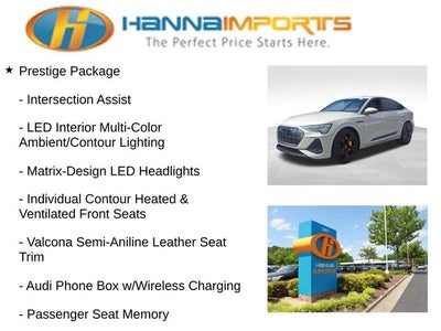 2022 Audi e-tron Sportback S line Prestige quattro