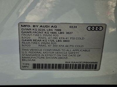 2024 Audi Q8 e-tron Premium Plus quattro