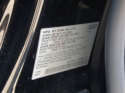 2021 Audi Q8 55 Premium Plus quattro
