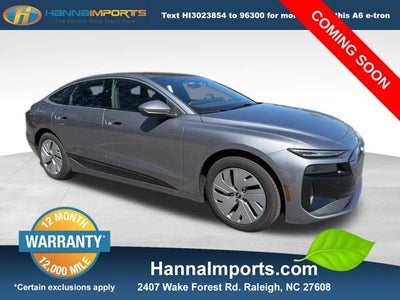 2025 Audi A6 Sportback e-tron Premium