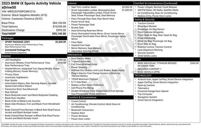 2023 BMW iX xDrive50