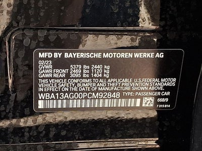 2023 BMW 5 Series 530e iPerformance