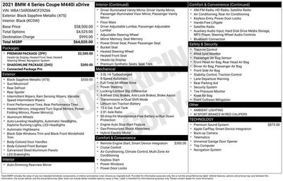 2021 BMW 4 Series M440i xDrive