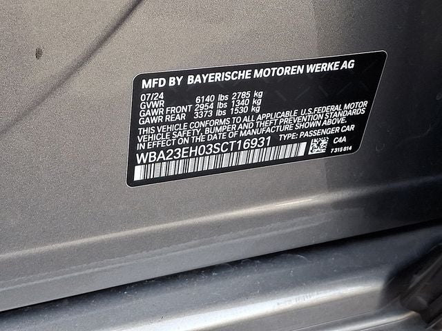 2025 BMW 7 Series 740i