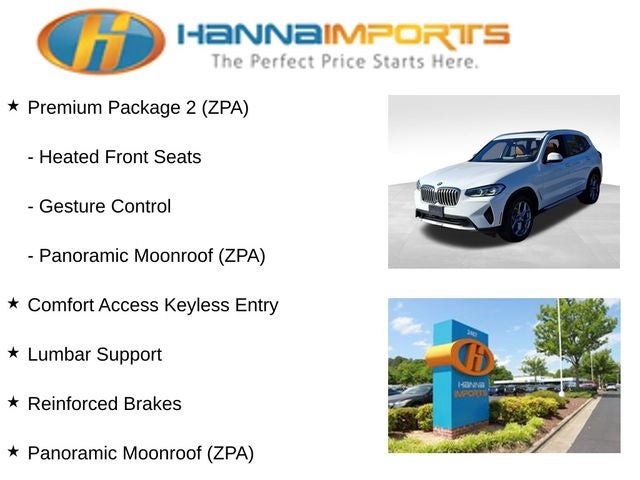 2022 BMW X3 xDrive30i