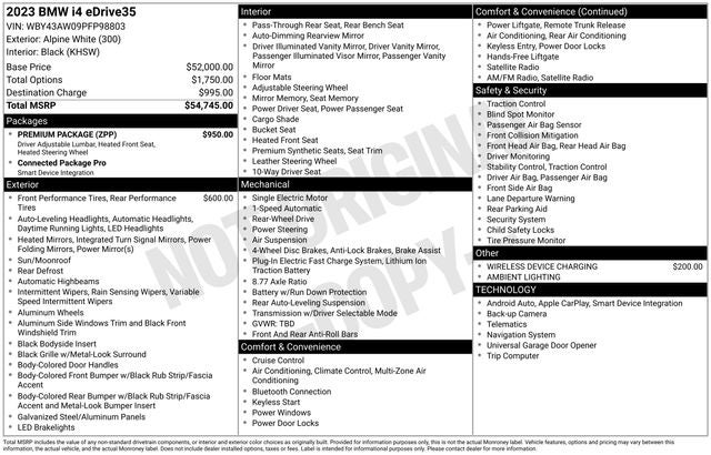 2023 BMW i4 eDrive35