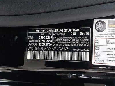 2016 Mercedes-Benz E-Class E 350 4MATIC®
