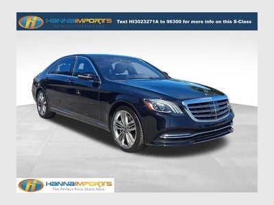 2018 Mercedes-Benz S-Class S 450