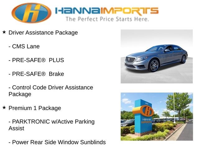 2014 Mercedes-Benz S-Class S 550 Base