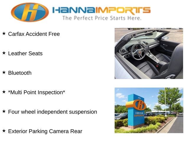 2019 Porsche 718 Boxster Base