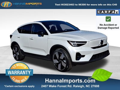 2023 Volvo C40 Recharge Pure Electric Twin Plus