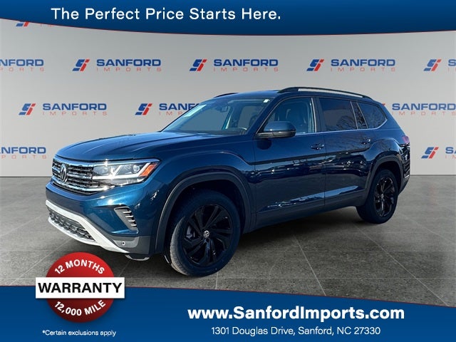 2022 Volkswagen Atlas 3.6L V6 SE w/Technology