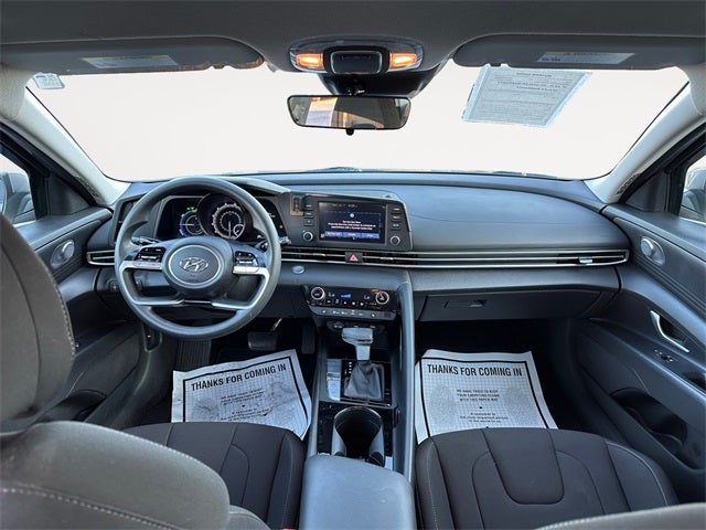 2023 Hyundai Elantra Hybrid Blue