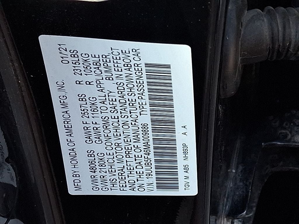 2021 Acura TLX Technology Package