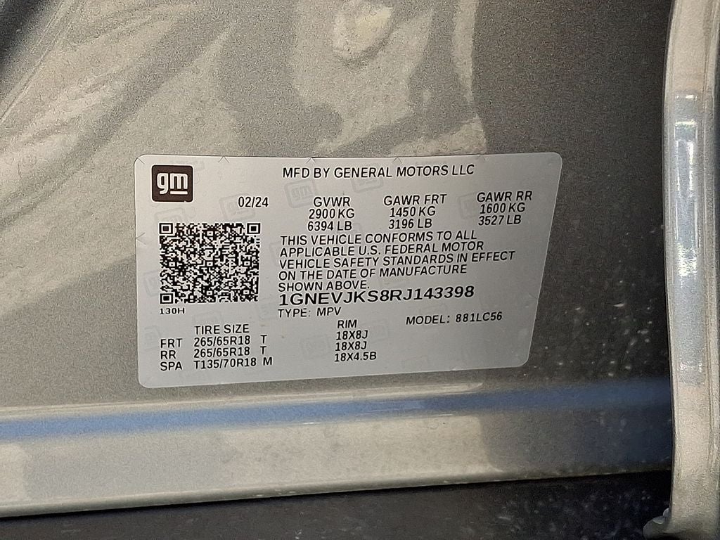 2024 Chevrolet Traverse Z71