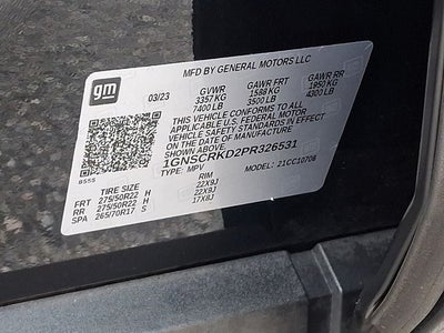 2023 Chevrolet Tahoe RST