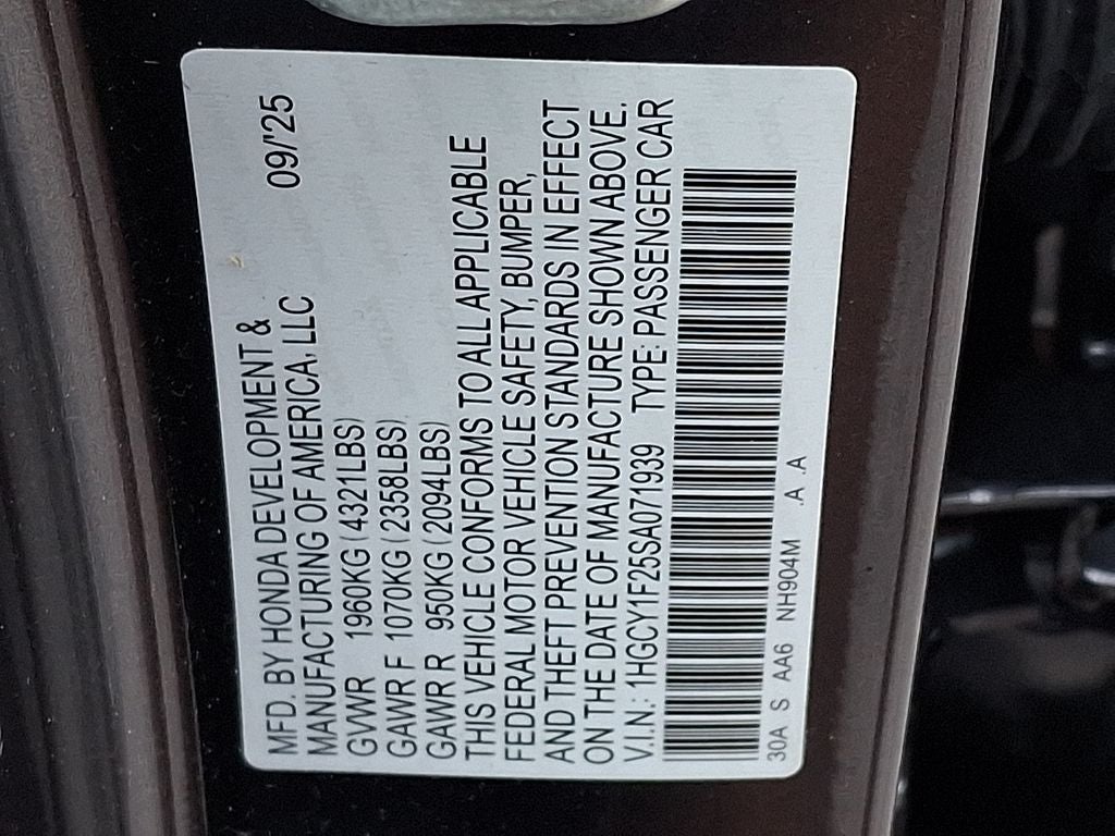 2025 Honda Accord LX