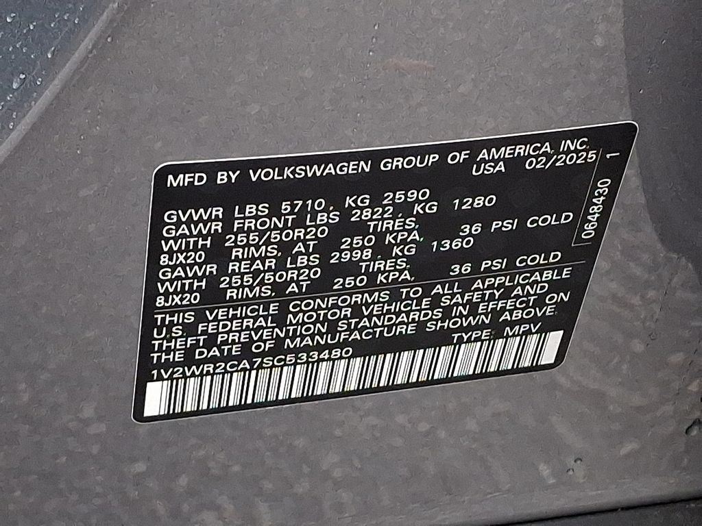 2025 Volkswagen Atlas 2.0T SE w/Technology