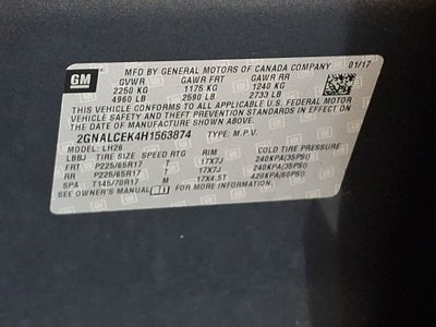 2017 Chevrolet Equinox LT