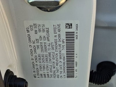 2020 Honda CR-V EX-L