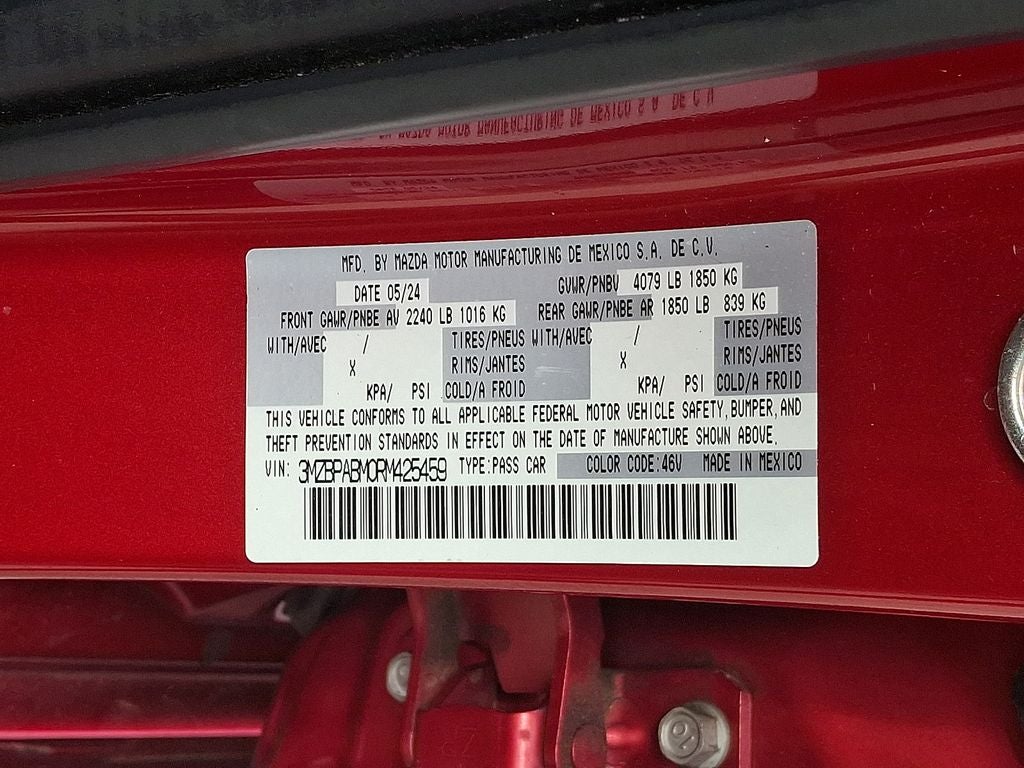 2024 Mazda Mazda3 2.5 S Select Sport