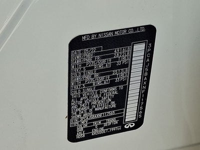 2022 INFINITI QX50 LUXE FWD