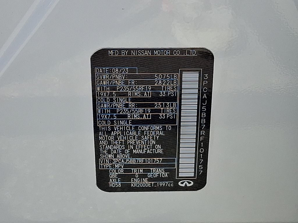 2024 INFINITI QX50 LUXE AWD