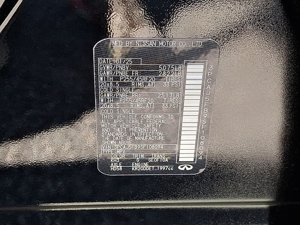 2025 INFINITI QX50 Sport AWD