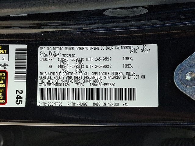 2024 Toyota Tacoma SR5