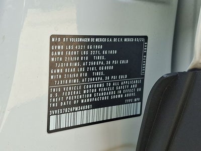 2023 Volkswagen Taos 1.5T SE