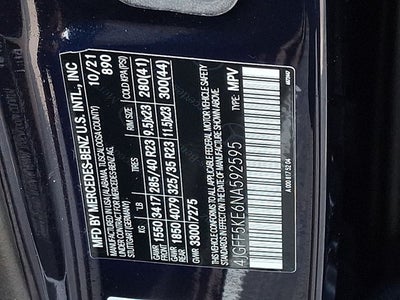 2022 Mercedes-Benz GLS GLS 450 4MATIC®